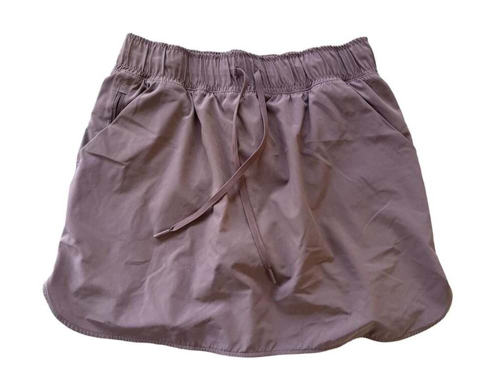 90 Degree By Reflex Womens Athletic Skort Brown Size M Activewear Skirt Shorts